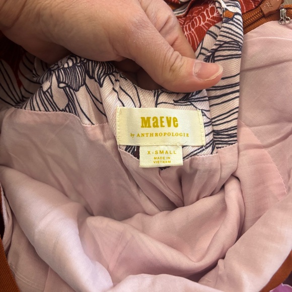 Maeve by Anthropologie Floral Twist Back Maxi Dress, Size XS - Picture 4 of 8